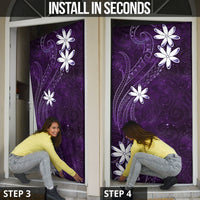Tahiti Matarii Door Cover Tahitian Spring Purple Galaxy LT05 - Polynesian Pride