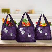 Tahiti Matarii Grocery Bag Tahitian Spring Purple Galaxy LT05 3-pack One Size Purple - Polynesian Pride