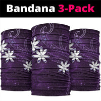 Tahiti Matarii Neck Gaiter Tahitian Spring Purple Galaxy LT05 package One Size: 25*50cm Purple - Polynesian Pride