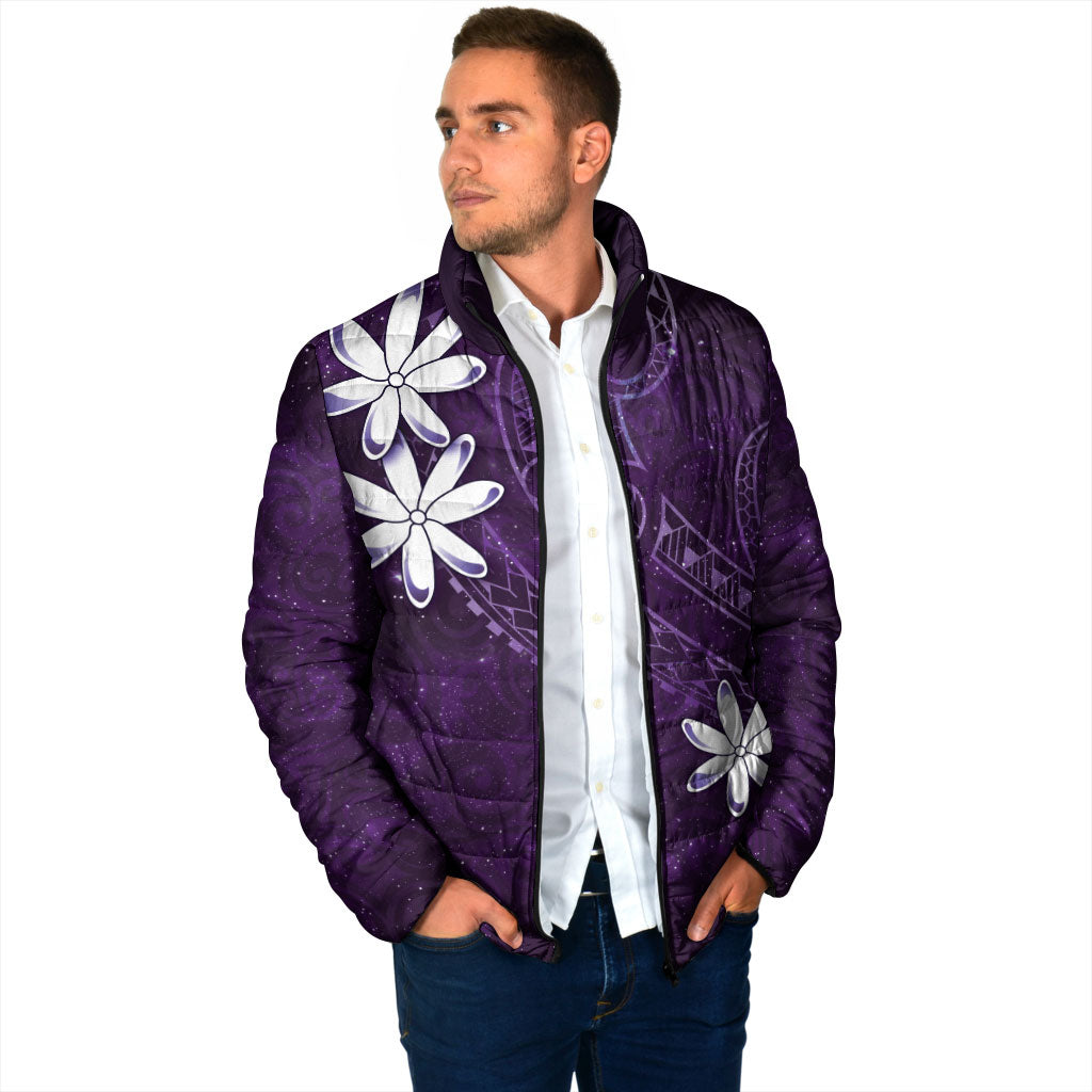 Tahiti Matarii Padded Jacket Tahitian Spring Purple Galaxy LT05 - Polynesian Pride
