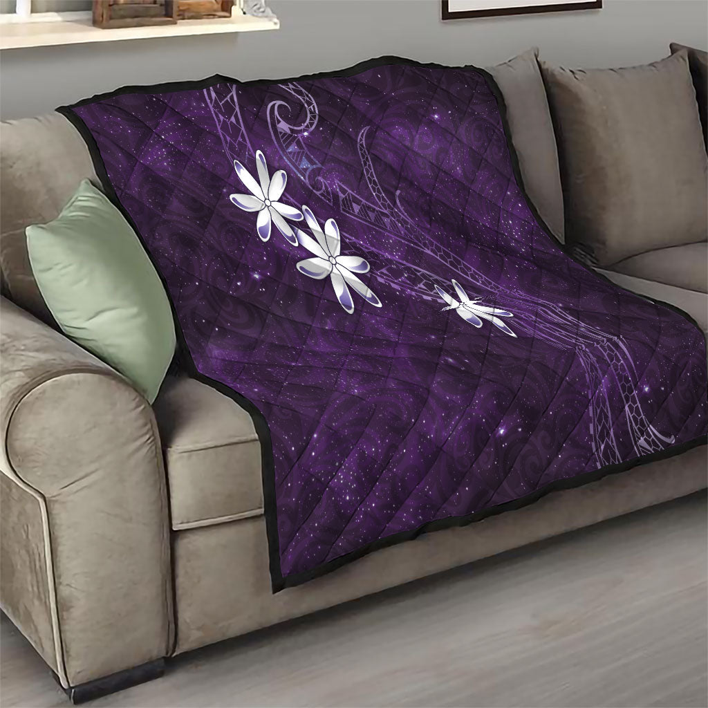 Tahiti Matarii Quilt Tahitian Spring Purple Galaxy LT05 - Polynesian Pride