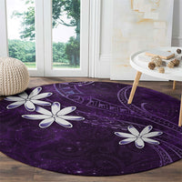 Tahiti Matarii Round Carpet Tahitian Spring Purple Galaxy LT05 - Polynesian Pride