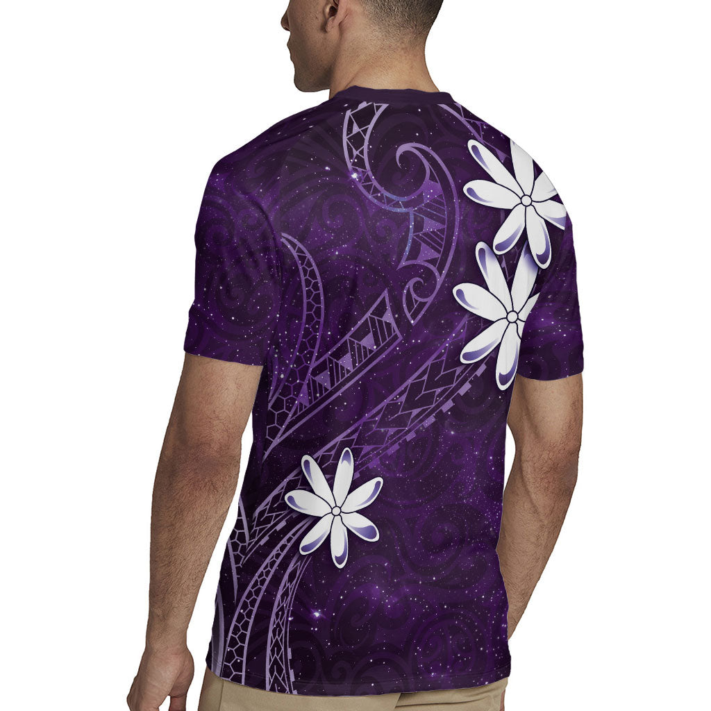 Tahiti Matarii Rugby Jersey Tahitian Spring Purple Galaxy LT05 - Polynesian Pride