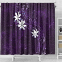 Tahiti Matarii Shower Curtain Tahitian Spring Purple Galaxy LT05 - Polynesian Pride