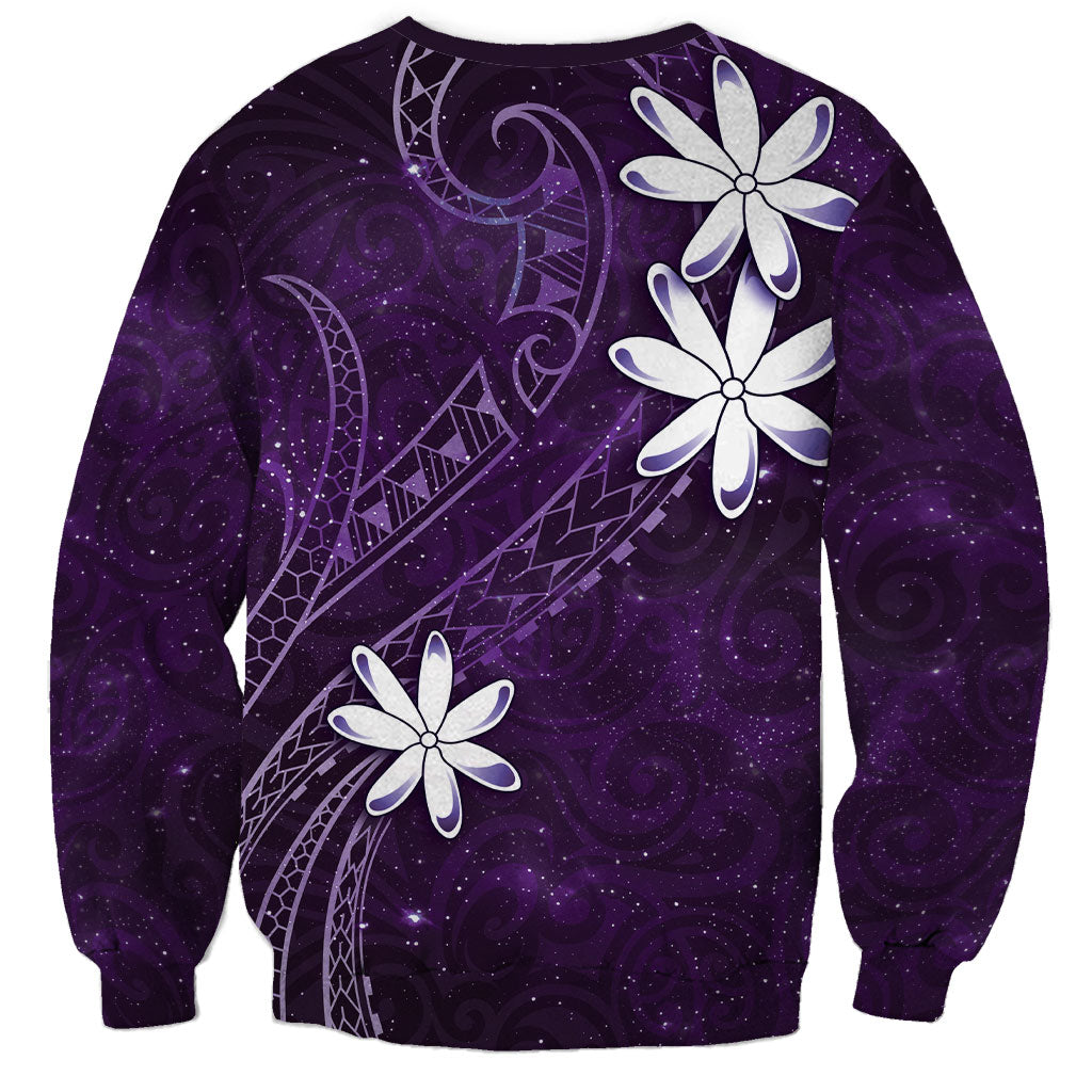 Tahiti Matarii Sweatshirt Tahitian Spring Purple Galaxy LT05 - Polynesian Pride