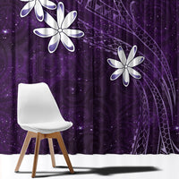 Tahiti Matarii Window Curtain Tahitian Spring Purple Galaxy LT05 - Polynesian Pride