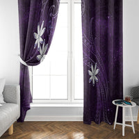 Tahiti Matarii Window Curtain Tahitian Spring Purple Galaxy LT05 - Polynesian Pride