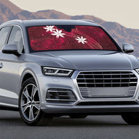 Tahiti Matarii Auto Sun Shade Tahitian Spring Red Galaxy LT05 - Polynesian Pride