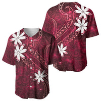Tahiti Matarii Baseball Jersey Tahitian Spring Red Galaxy LT05 - Polynesian Pride
