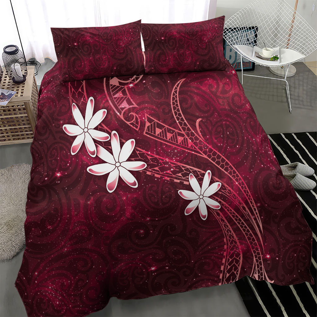 Tahiti Matarii Bedding Set Tahitian Spring Red Galaxy LT05 - Polynesian Pride