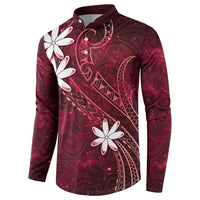 Tahiti Matarii Button Sweatshirt Tahitian Spring Red Galaxy LT05 - Polynesian Pride
