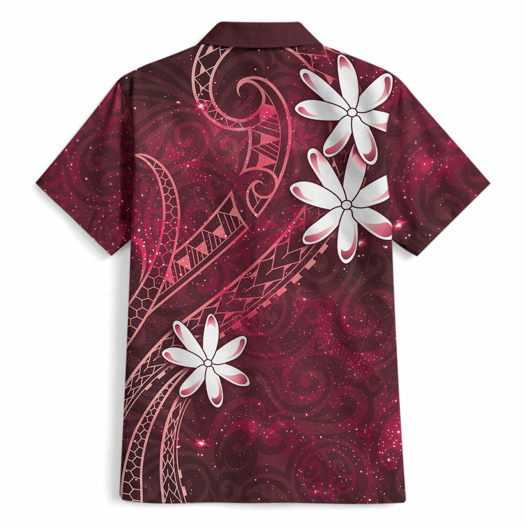 Tahiti Matarii Hawaiian Shirt Tahitian Spring Red Galaxy LT05 - Polynesian Pride