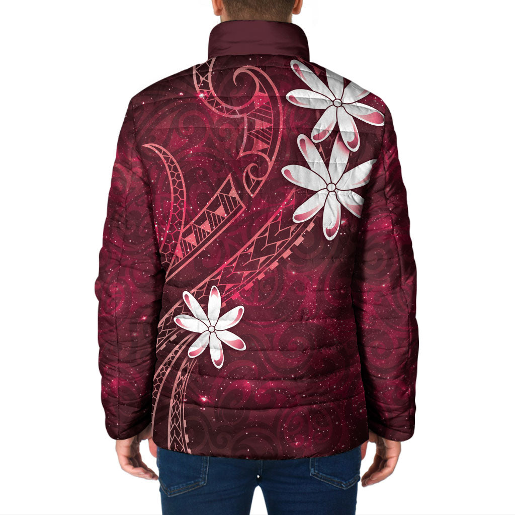 Tahiti Matarii Padded Jacket Tahitian Spring Red Galaxy LT05 - Polynesian Pride