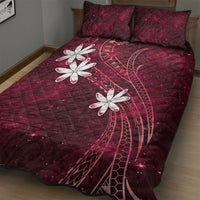 Tahiti Matarii Quilt Bed Set Tahitian Spring Red Galaxy LT05 - Polynesian Pride
