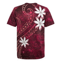 Tahiti Matarii Rugby Jersey Tahitian Spring Red Galaxy LT05 - Polynesian Pride