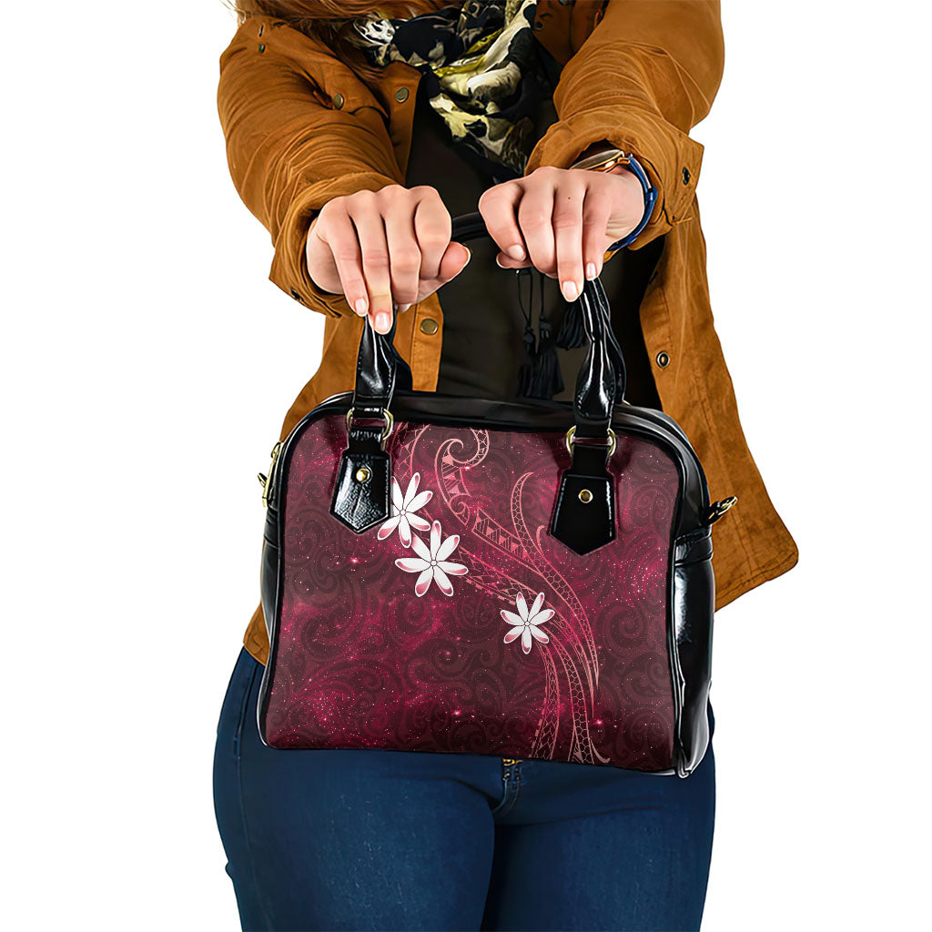 Tahiti Matarii Shoulder Handbag Tahitian Spring Red Galaxy LT05 One Size Red - Polynesian Pride