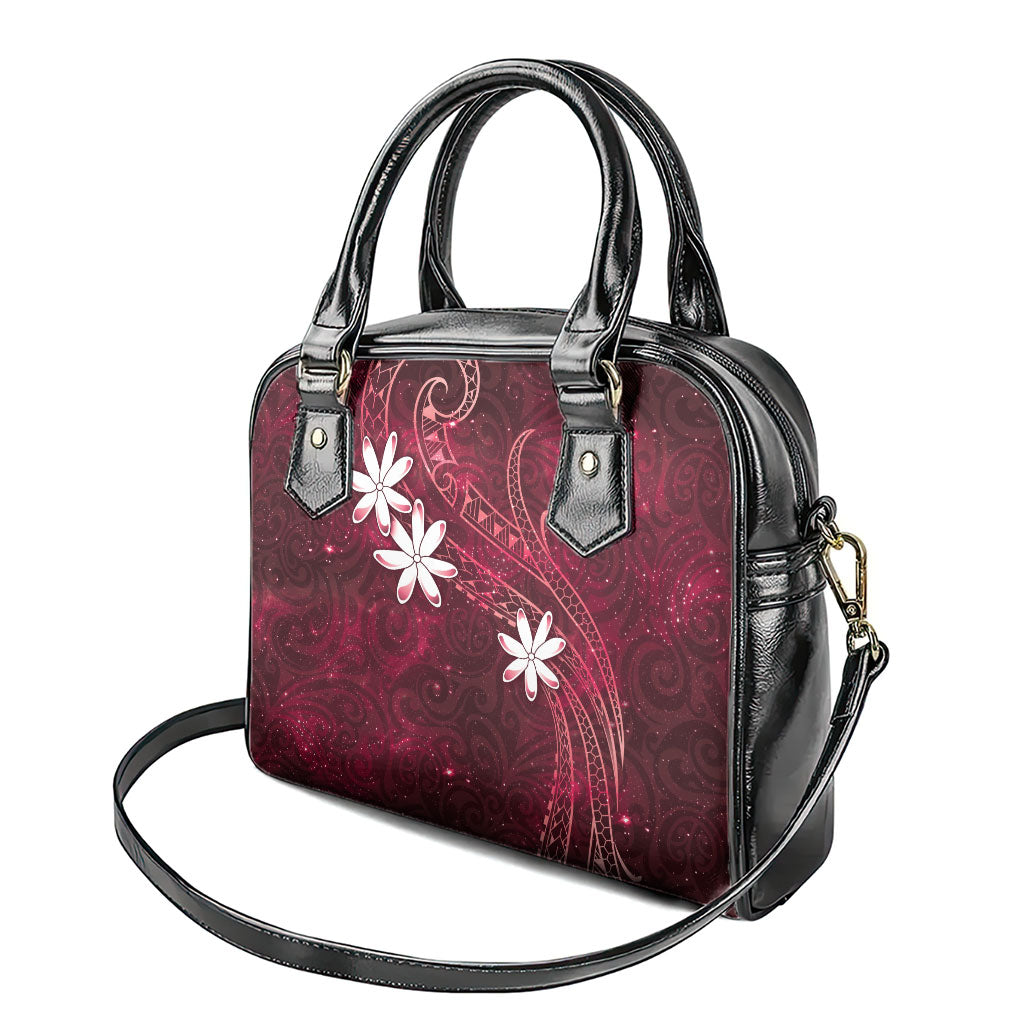 Tahiti Matarii Shoulder Handbag Tahitian Spring Red Galaxy LT05 - Polynesian Pride
