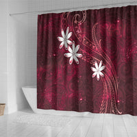Tahiti Matarii Shower Curtain Tahitian Spring Red Galaxy LT05 - Polynesian Pride