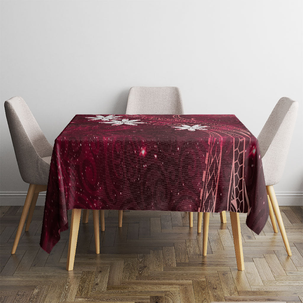 Tahiti Matarii Tablecloth Tahitian Spring Red Galaxy LT05 - Polynesian Pride