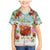 Hawaii Thanksgiving Family Matching Mermaid Dress and Hawaiian Shirt Funny Turkey Dabbing Dance LT05 Son's Shirt Blue - Polynesian Pride