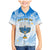 Polynesia Hanukkah Festival Family Matching Mermaid Dress and Hawaiian Shirt With Menorah Polynesian Style LT05 Son's Shirt Blue - Polynesian Pride