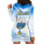 Polynesia Hanukkah Festival Hoodie Dress With Menorah Polynesian Style LT05 - Polynesian Pride