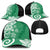 Polynesia Baseball Net Cap Green Tribal Turtle Floral Pattern - Polynesian Pride