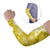 Polynesia Arm Sleeves Yellow Tribal Turtle Floral Pattern - Polynesian Pride