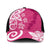 Polynesia Baseball Net Cap Pink Tribal Turtle Floral Pattern - Polynesian Pride