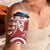 Polynesia 4 in 1 Can Cooler Tumbler Red Tribal Turtle Floral Pattern