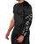 Polynesia Arm Sleeves Black Tribal Turtle Floral Pattern - Polynesian Pride