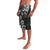 Polynesia Lavalava Black Tribal Turtle Floral Pattern