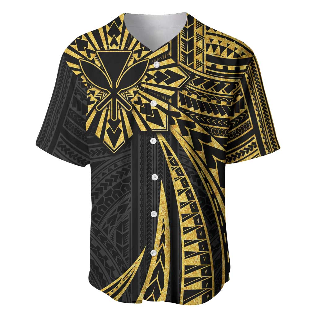 Hawaii And Philippines Baseball Jersey Kanaka Maoli With Tribal Sun Together Gold