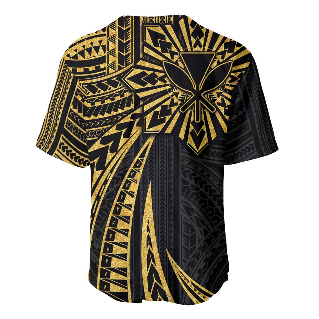 Hawaii And Philippines Baseball Jersey Kanaka Maoli With Tribal Sun Together Gold