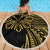 Hawaii And Philippines Beach Blanket Kanaka Maoli With Tribal Sun Together Gold