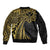 Hawaii And Philippines Bomber Jacket Kanaka Maoli With Tribal Sun Together Gold