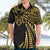 Hawaii And Philippines Hawaiian Shirt Kanaka Maoli With Tribal Sun Together Gold