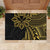 Hawaii And Philippines Rubber Doormat Kanaka Maoli With Tribal Sun Together Gold