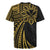 Hawaii And Philippines Rugby Jersey Kanaka Maoli With Tribal Sun Together Gold