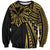 Hawaii And Philippines Sweatshirt Kanaka Maoli With Tribal Sun Together Gold