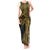 Hawaii And Philippines Tank Maxi Dress Kanaka Maoli With Tribal Sun Together Gold