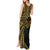 Hawaii And Philippines Tank Maxi Dress Kanaka Maoli With Tribal Sun Together Gold