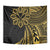 Hawaii And Philippines Tapestry Kanaka Maoli With Tribal Sun Together Gold