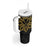 Hawaii And Philippines Tumbler With Handle Kanaka Maoli With Tribal Sun Together Gold