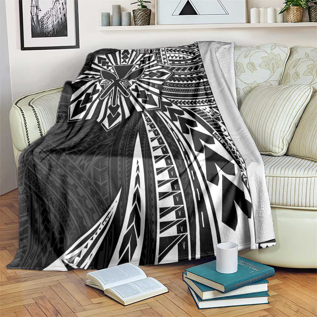 Hawaii And Philippines Blanket Kanaka Maoli With Tribal Sun Together Black