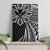 Hawaii And Philippines Canvas Wall Art Kanaka Maoli With Tribal Sun Together Black