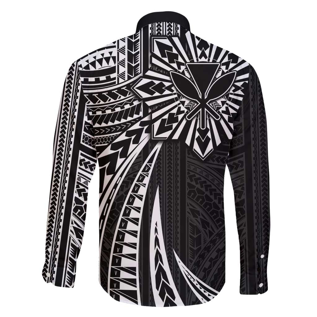 Hawaii And Philippines Family Matching Mermaid Dress and Hawaiian Shirt Kanaka Maoli With Tribal Sun Together Black