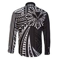 Hawaii And Philippines Family Matching Mermaid Dress and Hawaiian Shirt Kanaka Maoli With Tribal Sun Together Black