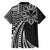 Hawaii And Philippines Family Matching Off The Shoulder Long Sleeve Dress and Hawaiian Shirt Kanaka Maoli With Tribal Sun Together Black