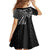 Hawaii And Philippines Family Matching Tank Maxi Dress and Hawaiian Shirt Kanaka Maoli With Tribal Sun Together Black